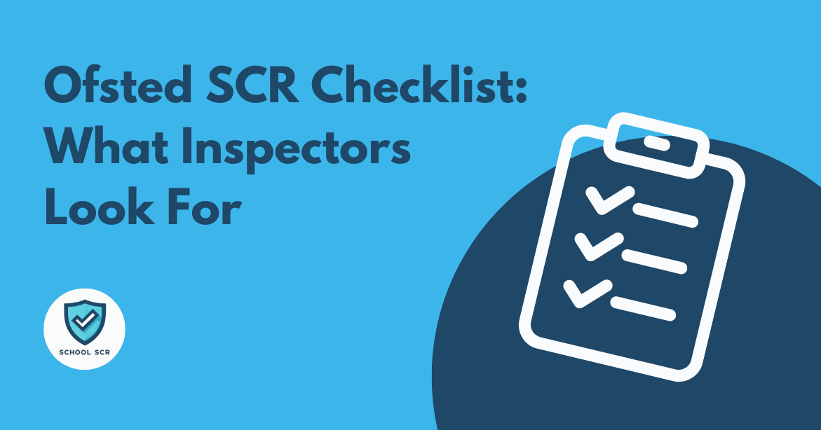 Ofsted SCR Checklist: 